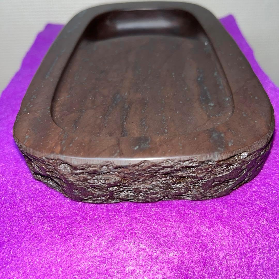 赤間紫金硯 美品 希少 170cm 自然硯 伝統工藝士 下井昭竜山